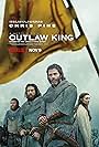 Tony Curran, Aaron Taylor-Johnson, Chris Pine, and Florence Pugh in Outlaw King (2018)