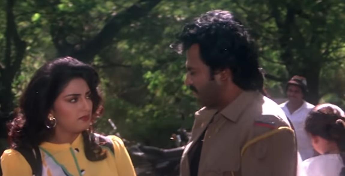 Rajinikanth and Swapna in Farishtay (1991)