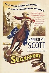 Randolph Scott and Adele Jergens in Sugarfoot (1951)