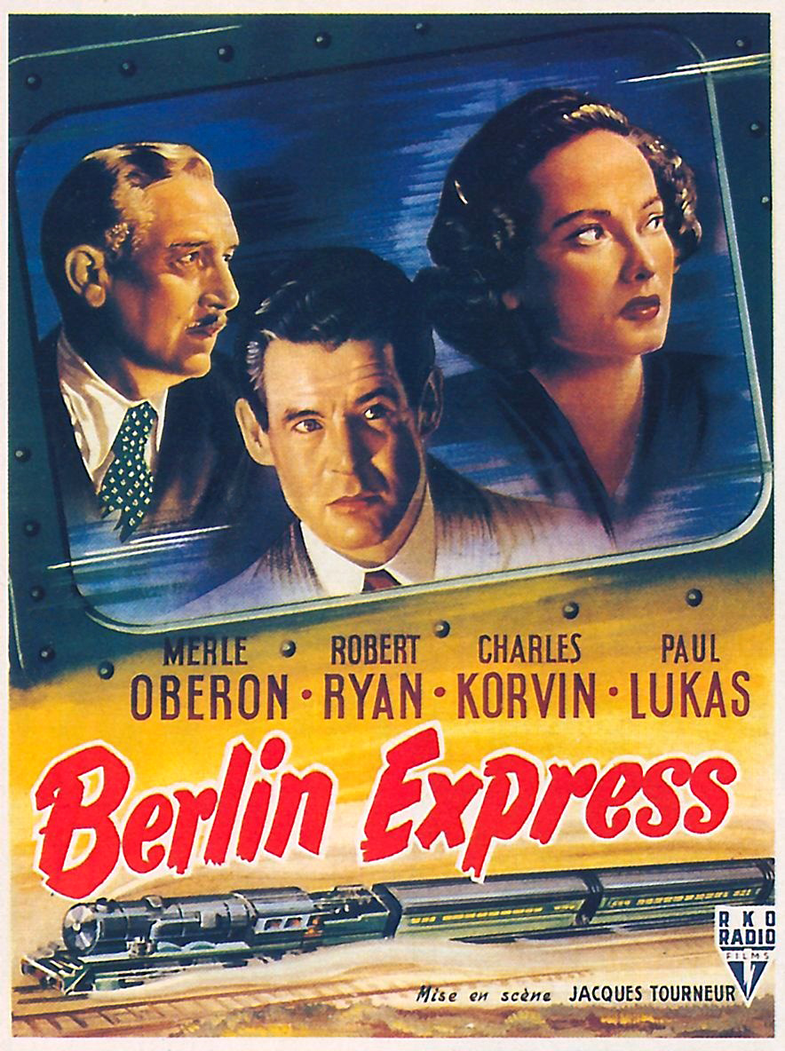 Paul Lukas, Merle Oberon, and Robert Ryan in Berlin Express (1948)