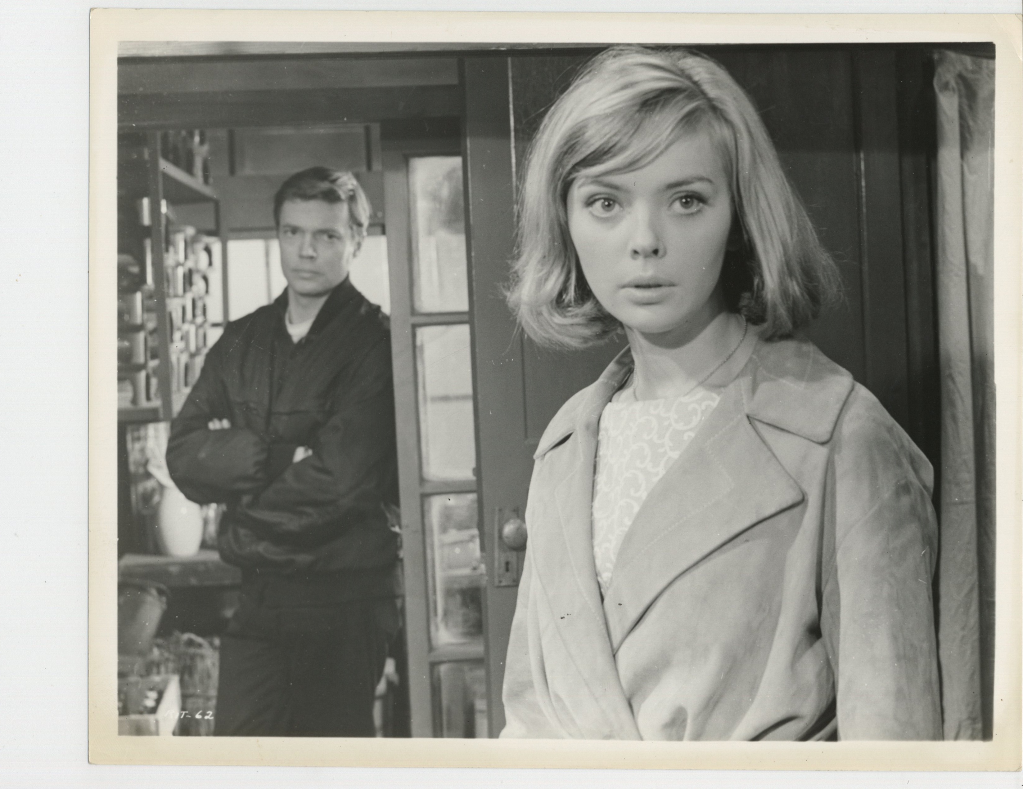 Karlheinz Böhm and Barbara Lass in Rififi in Tokyo (1963)