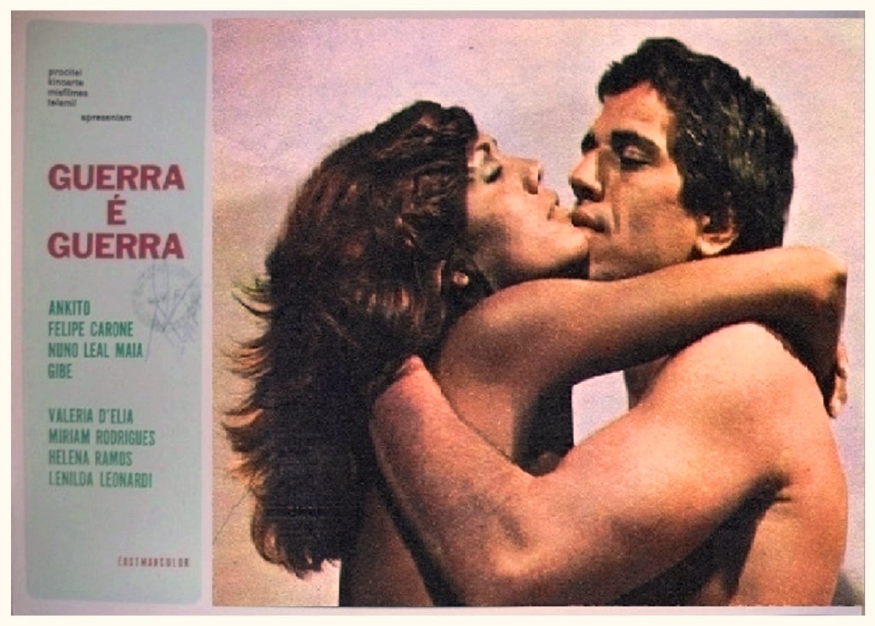 Lenilda Leonardi and Nuno Leal Maia in Guerra é Guerra (1976)