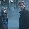 Daisy Head, Jeremy Irvine, and Hermione Corfield in Fallen (2016)