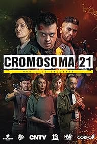 Claudia Di Girólamo, Daniel Muñoz, Sebastián Solorza, Mario Horton, Valentina Muhr, and Gastón Salgado in Cromosoma 21 (2022)