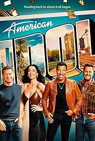 Lionel Richie, Ryan Seacrest, Luke Bryan, and Katy Perry in American Idol (2002)