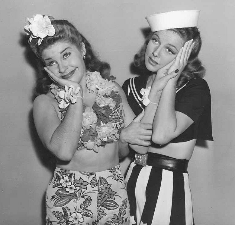 Martha Raye and Ann Sheridan in Navy Blues (1941)