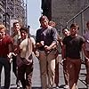 Tommy Abbott, Robert Banas, David Bean, David Winters, Eliot Feld, Bert Michaels, Tony Mordente, Tucker Smith, and Anthony 'Scooter' Teague in West Side Story (1961)