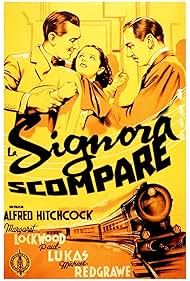 Paul Lukas, Margaret Lockwood, and Michael Redgrave in La signora scompare (1938)