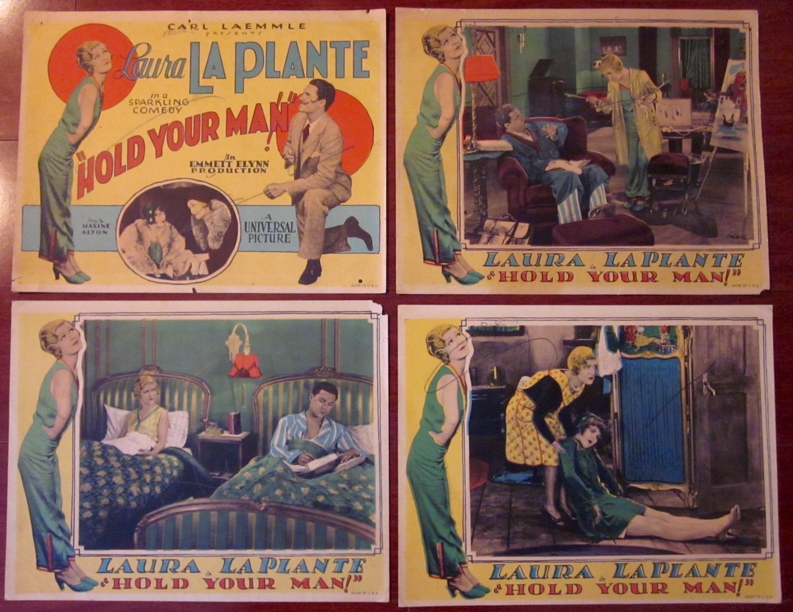 Natalie Kingston, Scott Kolk, Laura La Plante, Walter F. Scott, and Mildred Van Dorn in Hold Your Man (1929)