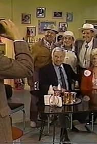 Eddie Albert, Eva Gabor, Pat Buttram, Sid Melton, and Alvy Moore in Green Acres, We Are There: Nick at Nite's TV Talk Show (1989)