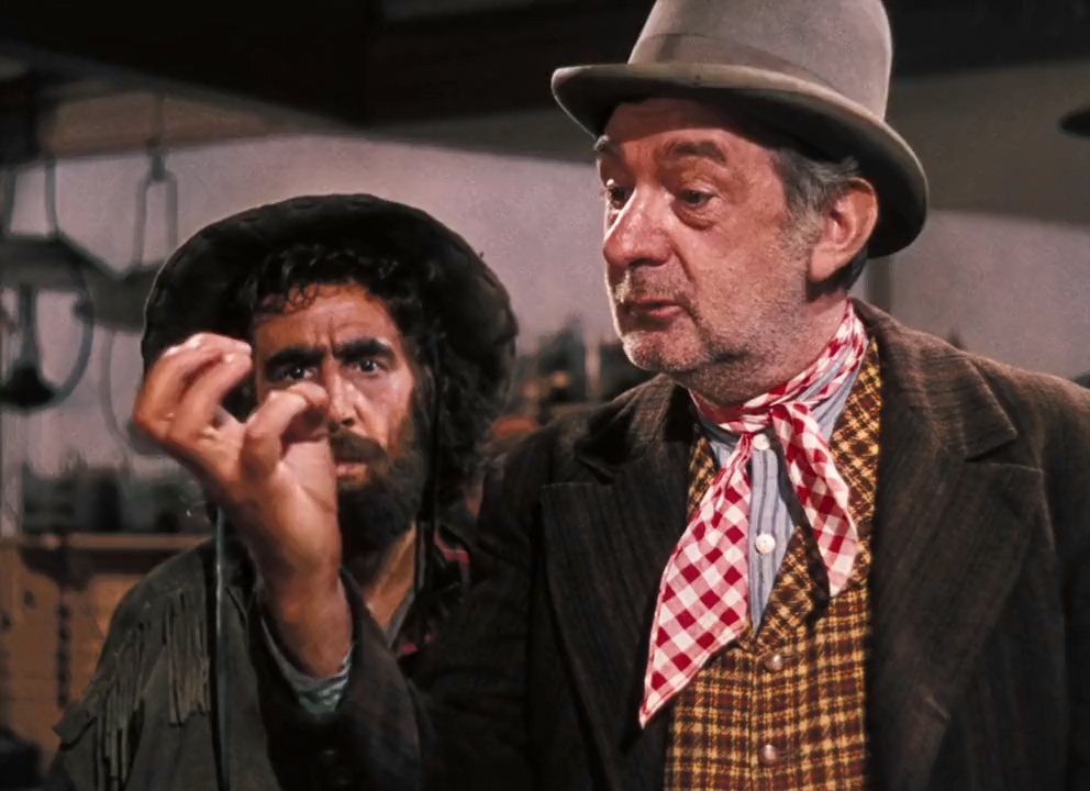 Victor Kilian and Slim Summerville in Western Union (1941)