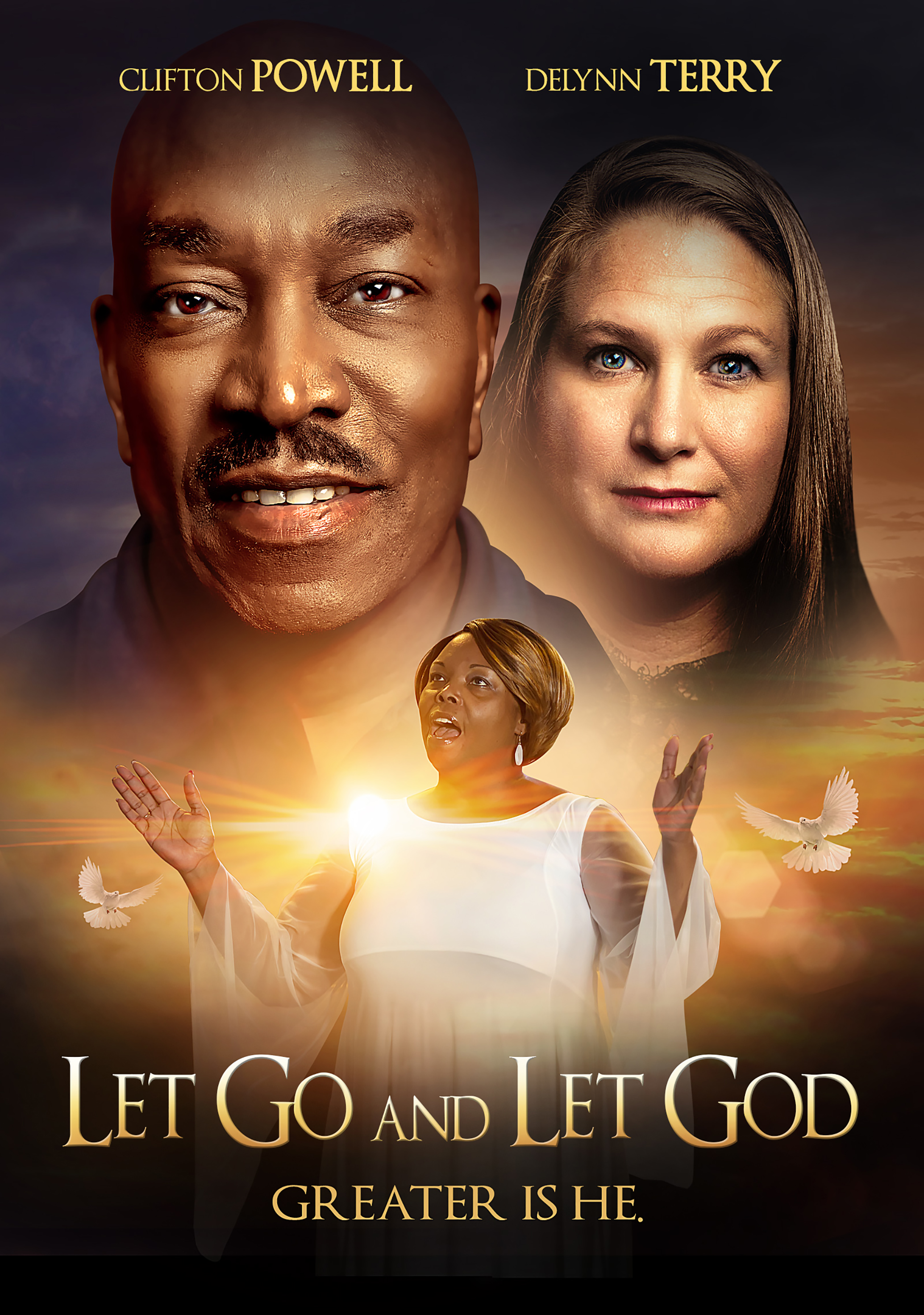 Clifton Powell and Delynn Terry in Let Go and Let God (2019)