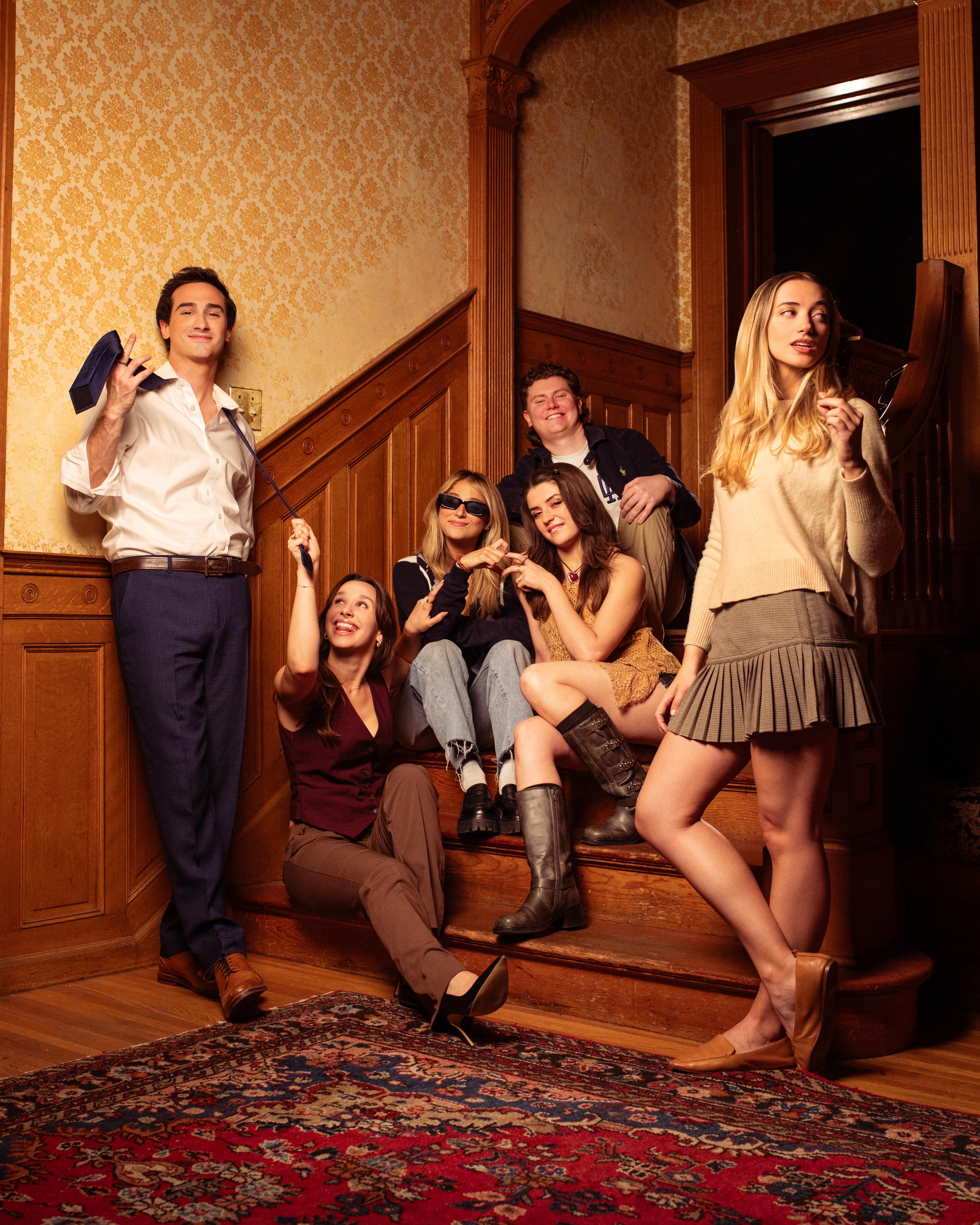 Yelena Friedman, Jordan Cathryn, Nathan Correll, Bobby Burkich, Molly Carpenter, and Natalie Collins in Friends List