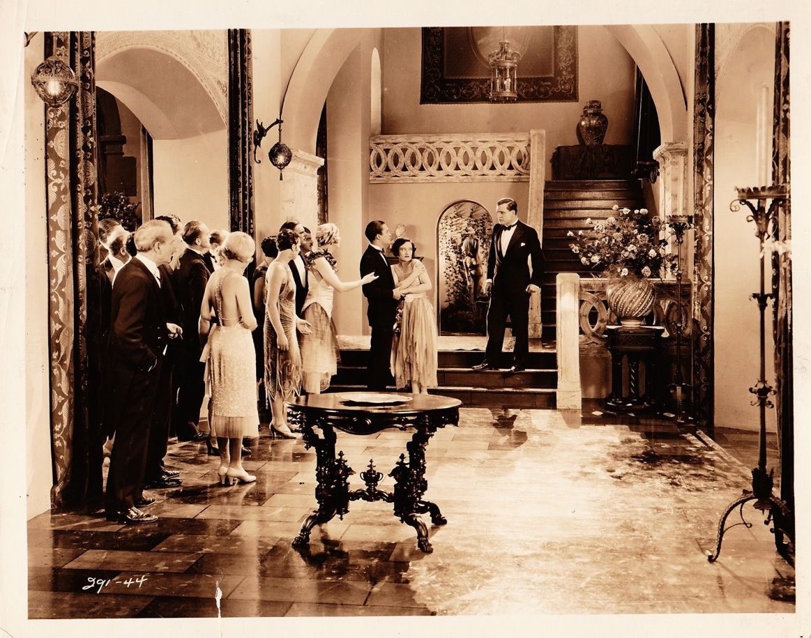 Joan Crawford, Gertrude Astor, Rockliffe Fellowes, Douglas Gilmore, Marc McDermott, Claire McDowell, Owen Moore, William Orlamond, and Bert Roach in The Taxi Dancer (1927)