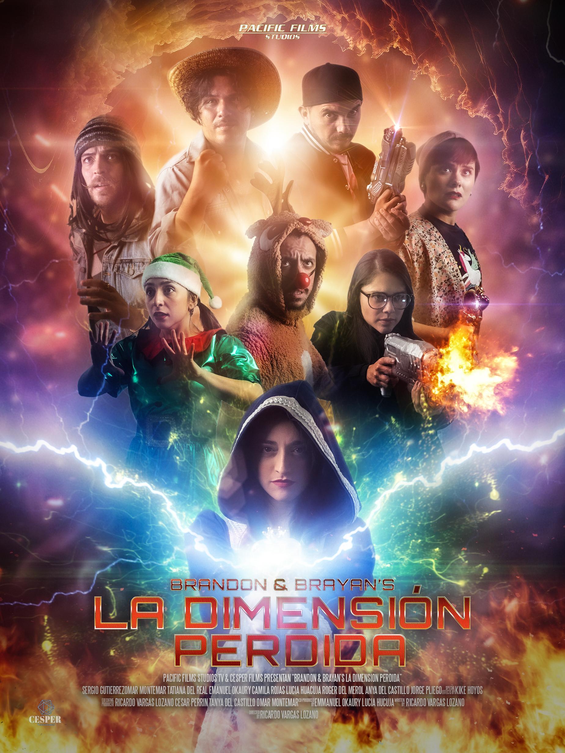 Lucía Huacuja, Omar Montemar, Roger Del Merol, Tanya Del Castillo, Joanna P. Wilson, Ricardo Vargas Lozano, Tatiana del Real, Sergio Gutierrez, Camila Rojas, Emmanuel Okaury, and Jorge Pliego in Brandon & Brayan's La Dimensión Perdida. (2024)