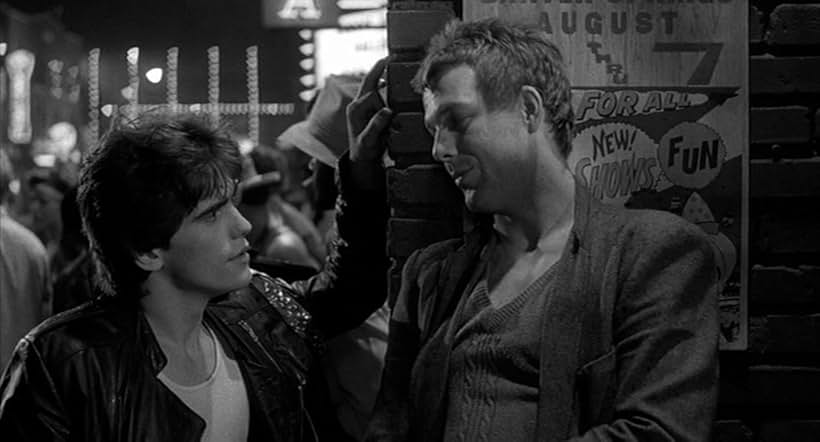 Matt Dillon and Mickey Rourke in Rumble Fish (1983)