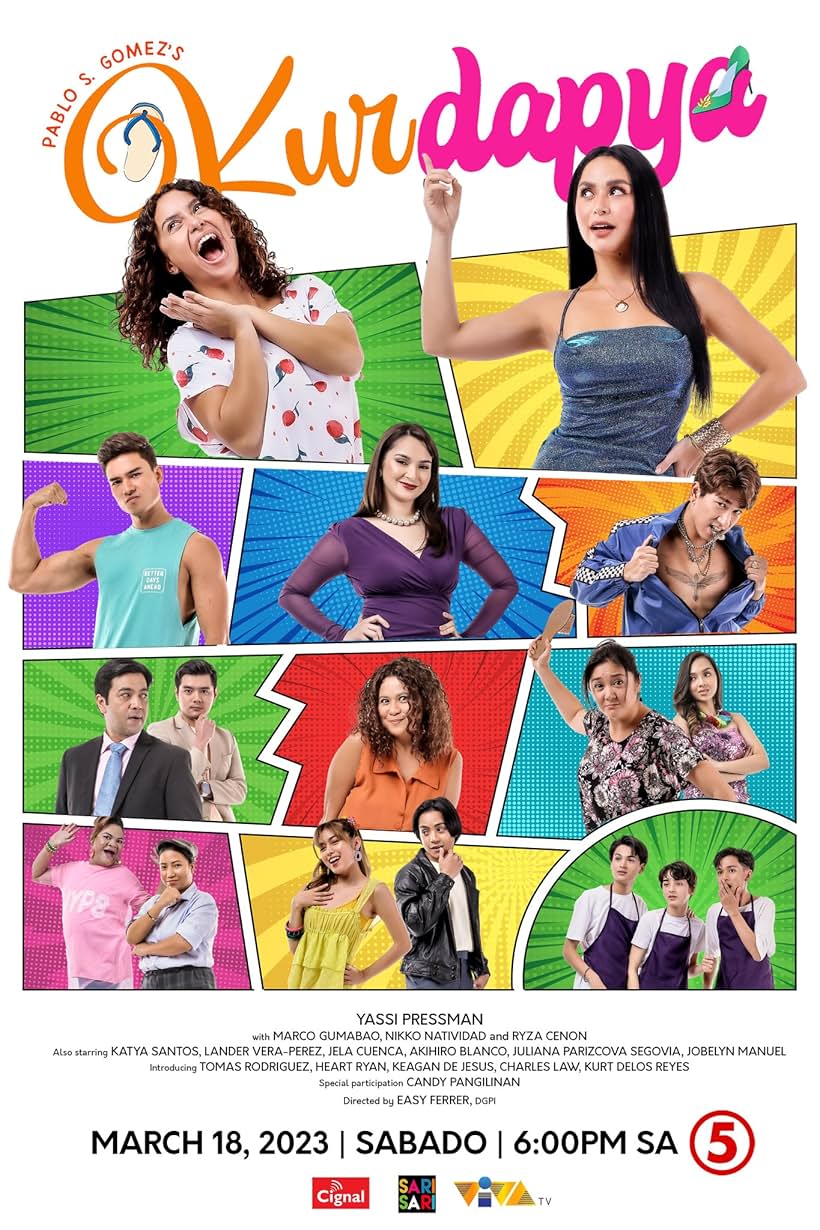 Candy Pangilinan, Juliana Parizcova Segovia, Keagan De Jesus, Katya Santos, Jela Cuenca, Heart Ryan, Charles Law, Kurt Delos Reyes, Ryza Cenon, Lander Vera-Perez, Yassi Pressman, Marco Gumabao, Akihiro Blanco, Tomas Rodriguez, Nikko Natividad, and Jobelyn Manuel in Kurdapya (2023)