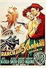 Joel McCrea and Alexis Smith in Il ranch delle tre campane (1949)