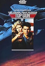 Tom Cruise and Kelly McGillis in Top Gun (1986)