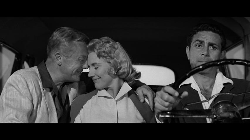 Jeanne Cooper, Gene Raymond, and Steven Ritch in Plunder Road (1957)