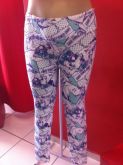 MODA GRANDE PLUS SIZE! Calça Legging Estampada GG