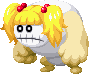 Sprite of one of Jojora's friends with yellow hair from Mario & Luigi: Superstar Saga + Bowser's Minions.