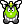 A Parabeanie's overworld sprite from Mario & Luigi: Superstar Saga.