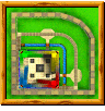 Smokey Castle course icon from Diddy Kong Racing DS.