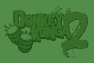 Texture of the logo in the background of Dixie's Notes in Donkey Konga 2.