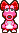 Birdo's overworld sprite from Mario & Luigi: Superstar Saga.