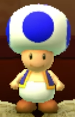 Blue Toad as viewed in the Character Museum from Mario Party: Star Rush