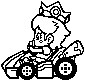 Baby Peach stamp, from Mario Kart 8.