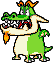 Sprite piece of Dragohoho from the game Mario & Luigi: Superstar Saga