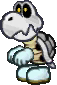 A Dry Bones from Paper Mario: Sticker Star