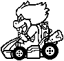 Ludwig von Koopa stamp, from Mario Kart 8.