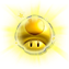 Sprite of a Grand Gold Mushroom, from Puzzle & Dragons: Super Mario Bros. Edition.