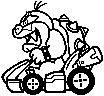 Morton Koopa Jr. stamp, from Mario Kart 8.