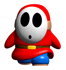 A Sticker of a Shy Guy in Super Smash Bros. Brawl.