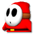 Shy Guy's mugshot from Mario Superstar Baseball