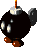 Sprite of Mezzo Bomb, from Super Mario RPG: Legend of the Seven Stars.