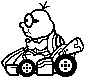 Stamp of Lakitu, from Mario Kart 8.