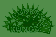 Texture of the European logo in the background of Dixie's Notes in Donkey Konga 2.