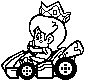 Stamp of Baby Rosalina, from Mario Kart 8.