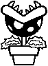 Piranha Plant item stamp, from Mario Kart 8.