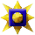 Assembled sprite of a Spike Block from New Super Mario Bros. 2.