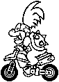 Larry Koopa stamp, from Mario Kart 8.