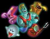 Some species of ghosts found in Luigi's Mansion.