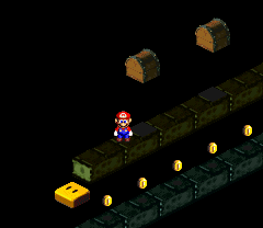 5 Coins in the room accessed by the second pipe in the third room of Pipe Vault of Super Mario RPG: Legend of the Seven Stars.