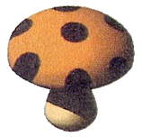 Artwork of a Bad Mushroom from Super Mario RPG: Legend of the Seven Stars.