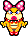 Overworld sprite of Wendy from Mario & Luigi: Superstar Saga.